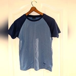 Old School Small Blue Merino Arc'teryx Shirt